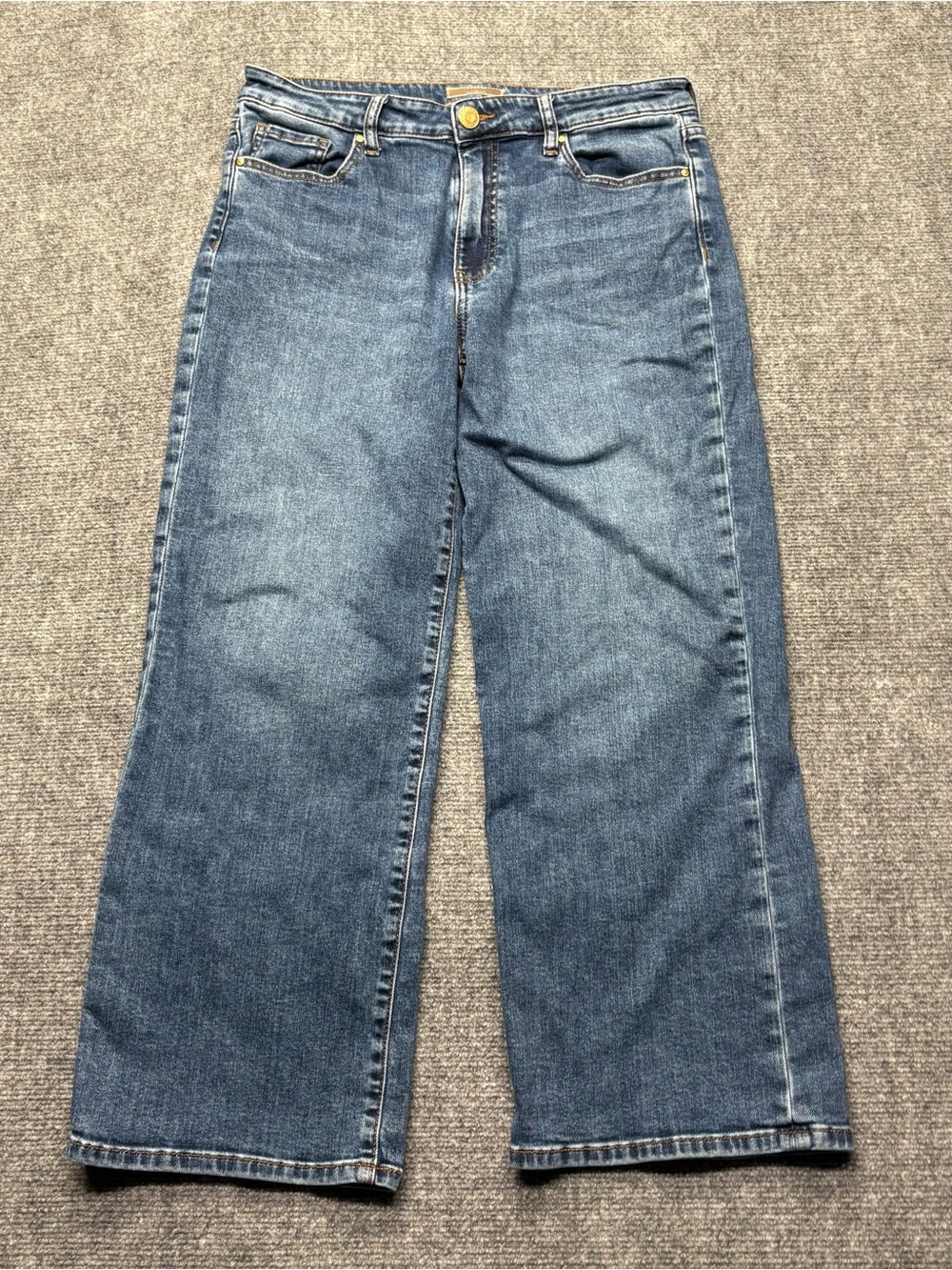 Kut From The Kloth Jeans Womens 10 (31x27) Blue Charlotte High Rise Culotte Wide